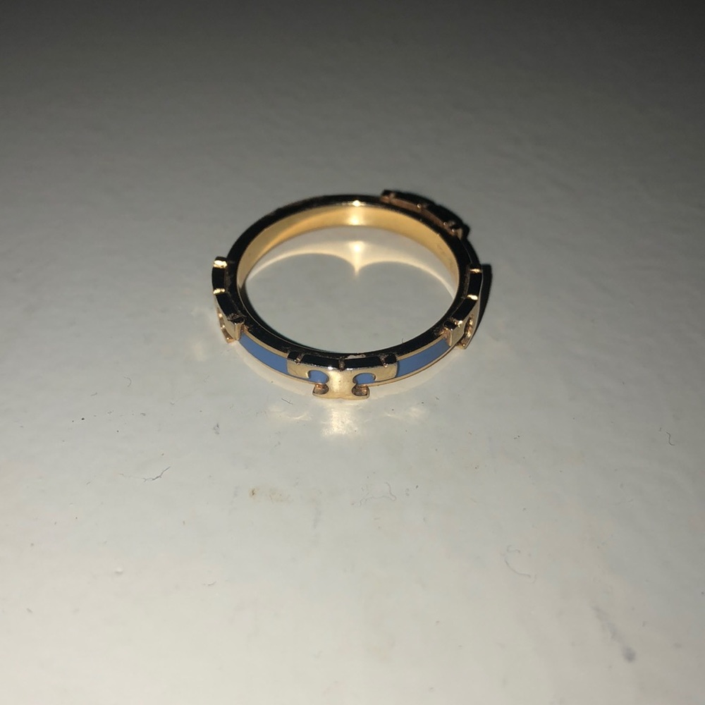 Tory Burch enamel T ring
